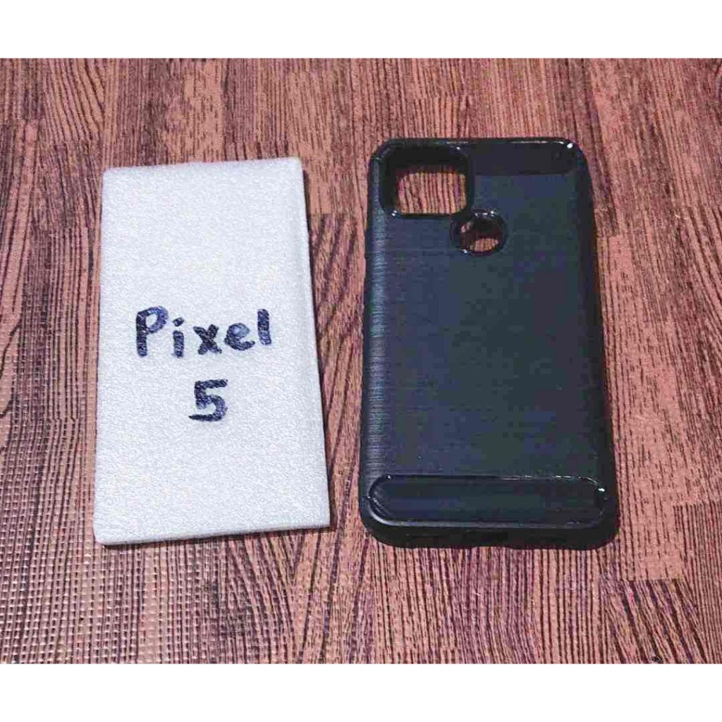 Google Pixel 5 Soft Case Casing Carbon Fiber Rugged Armor Google Pixel 5