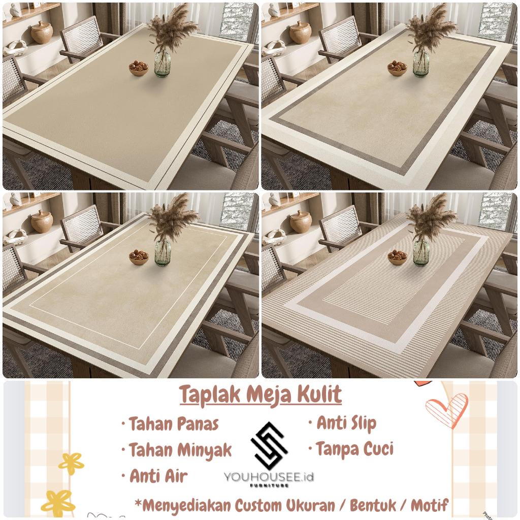 RB Taplak Meja Ruang Tamu Anti Air/Alas Meja Makan Rumah Anti Air/Taplak Meja Tamu Premium/Taplak