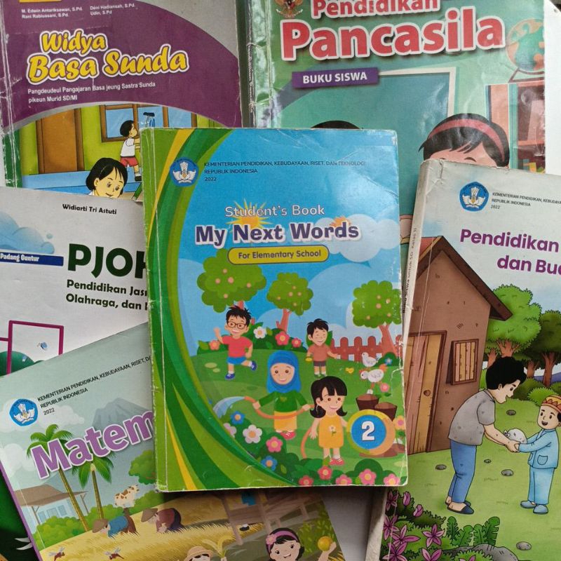 buku bekas second buku paket kurikulum merdeka kelas 2 sd / madrasah ibtidaiyah