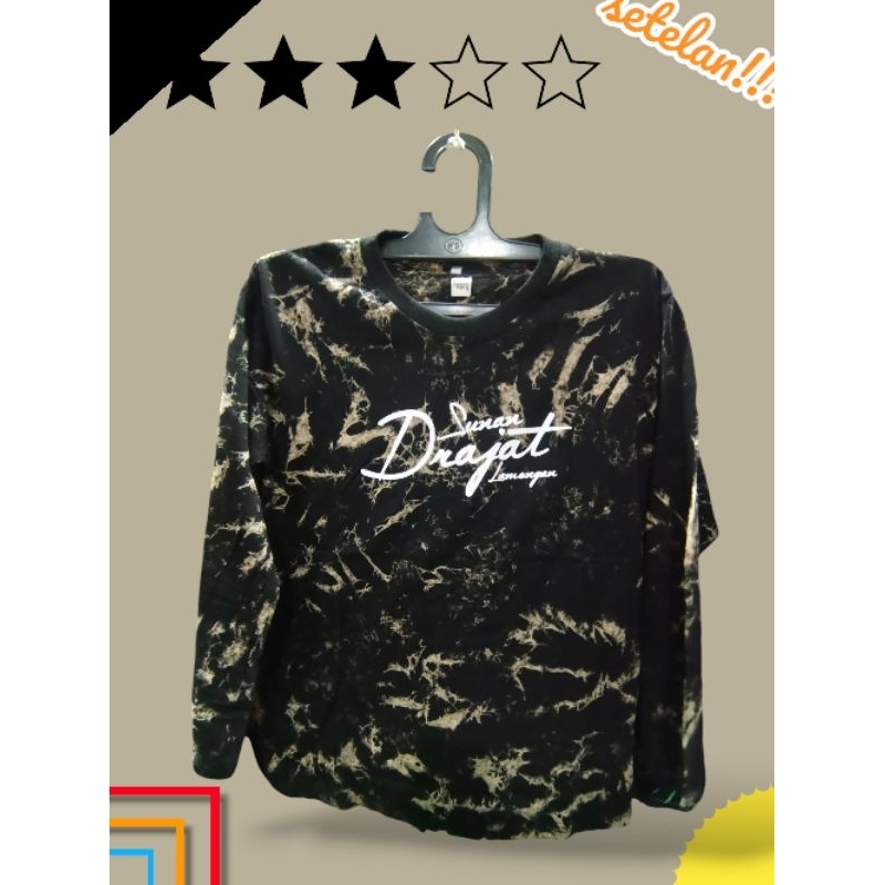 Atasan Kaos Sunan Drajat Pria / Wanita | Kaos Tie Die | Baju lengan panjang