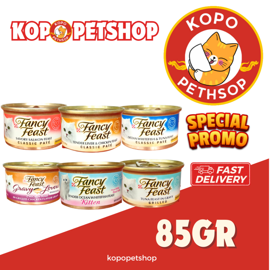 FANCY FEAST CAT WET FOOD 85GR all variant