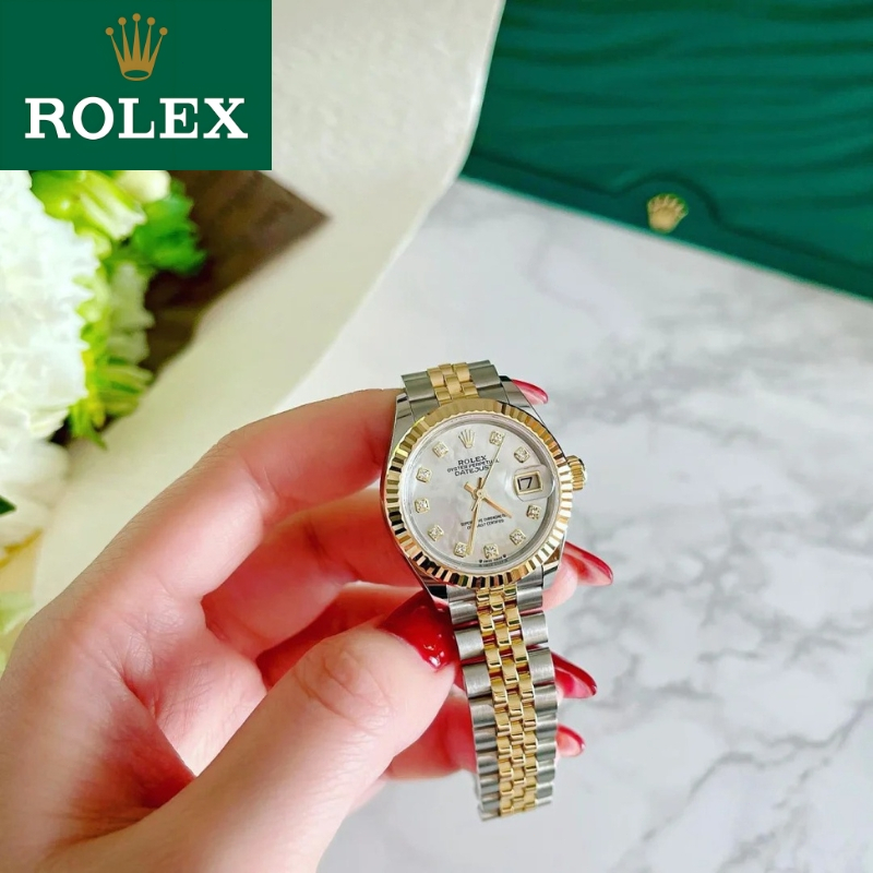 【✅100% ASLI】 Jam Tangan Pria Wanita Rolex Datejust m278273-0028 Otomatis 31mm Super AAA Asli