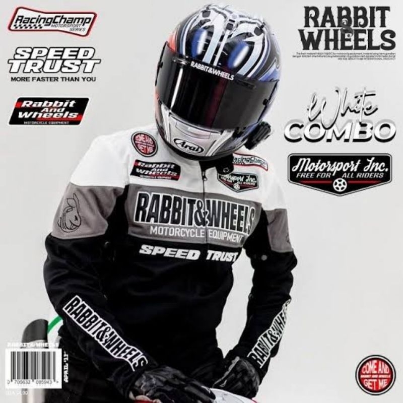 rabbit and wheels combo white