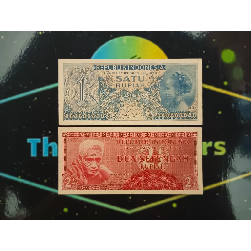 set 1dan 2½ seri suku bangsa 1956