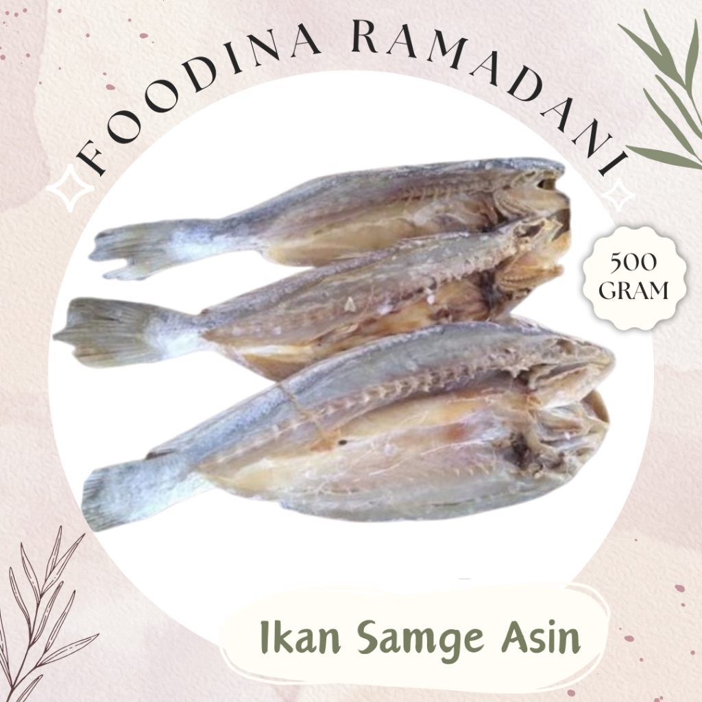 

IKAN SAMGE Kepala Batu Ikan Asin - Salted Fish Fresh [ Berat 500gr ] Harga Per 0,5 Kg