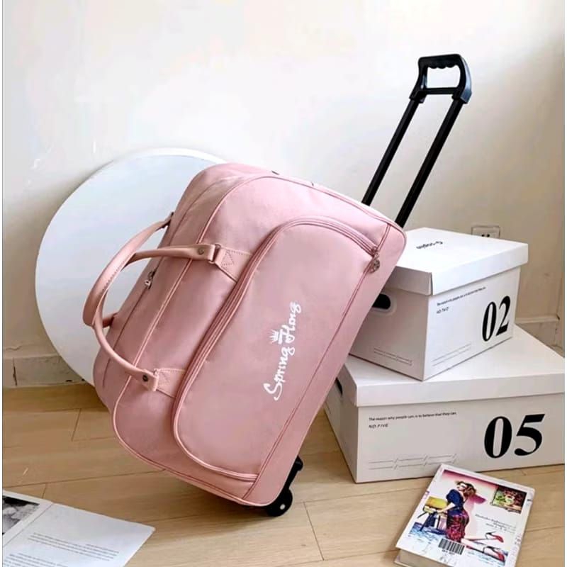 A1 Tas Travel Trolley Tas Penyimpanan Kapasitas Besar Tas Travelling Beroda Koper