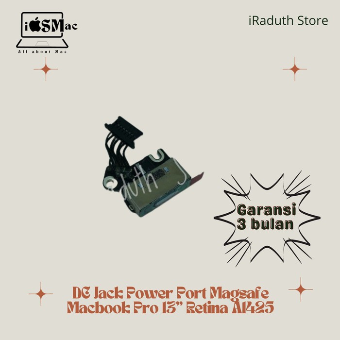 DC Jack Power Port Magsafe Macbook Pro 13” Retina A1425