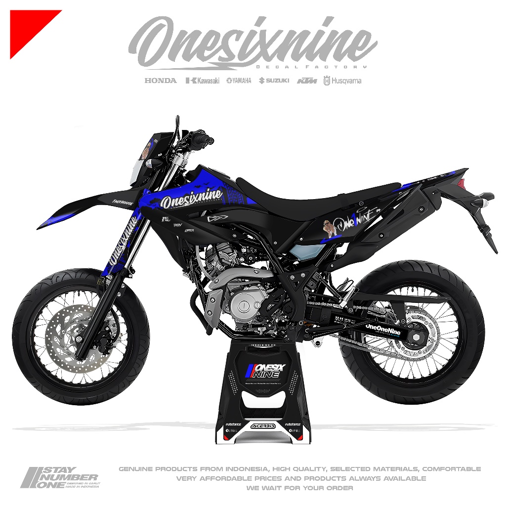 Decal Yamaha Wr 155 Design Custom - Decal Wr 155 Custom Design
