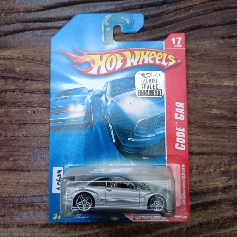 Hot Wheels AMG-Mercedes CLK DTM Code Car Silver