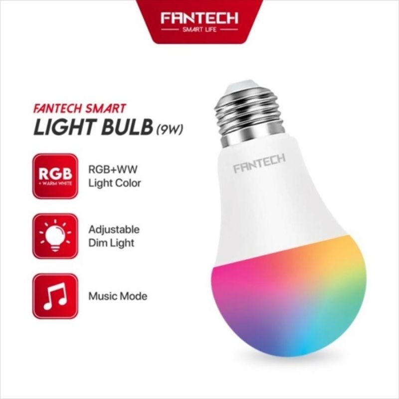 SMART LIGHT BULB 9W (SLB0101) - FANTECH SMART BULB 9W