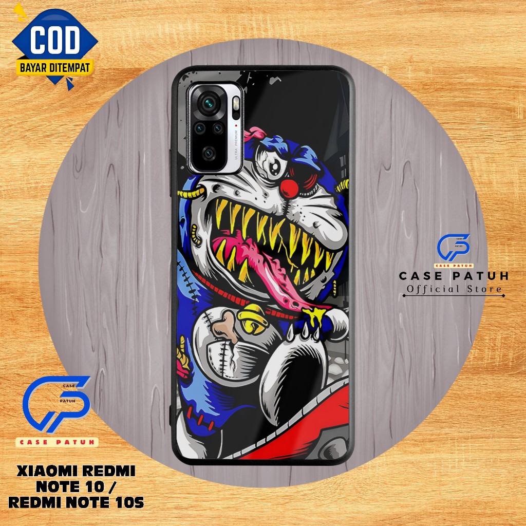 Casing HP Xiaomi Redmi Note 10/Redmi Note 10s Motif MASK URBEX Terbaru Case Patuh ( CP18 ) - Silikon