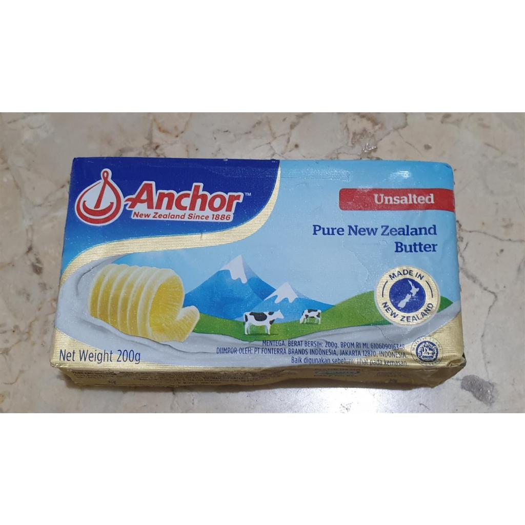 

Anchor Butter Salted dan Unsalted Kemasan 200gr MPASI