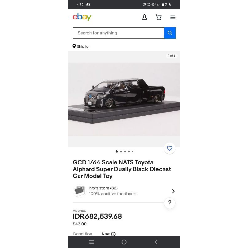 GCD Alphard Black Pickup