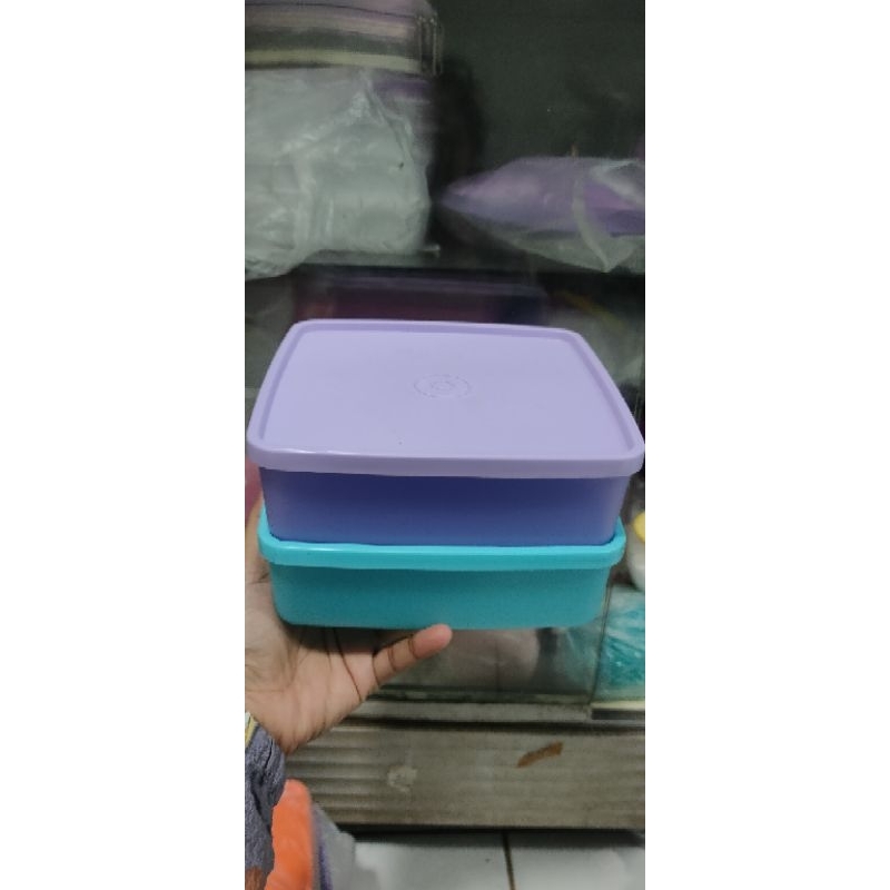 LSA Tupperware/LARGE SQUARE AWAY/wadah bekal/tempat makan/bekal dewasa/bekal sekolah