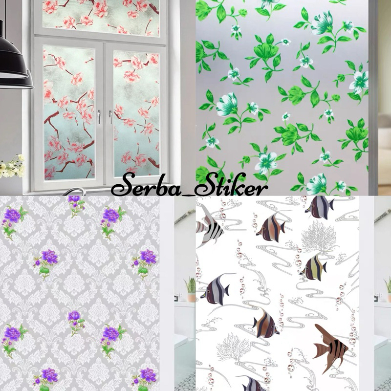 Stiker Kaca jendela Sticker Kaca Film 1 Roll