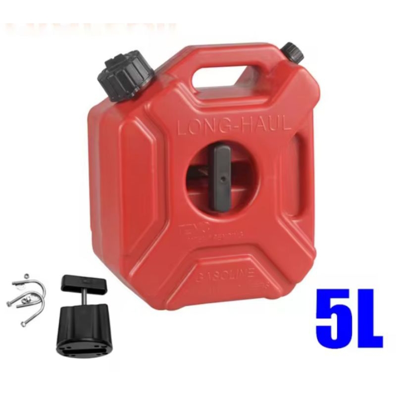 Jerigen Long Haul Bensin Solar 5Liter + Braket Jerigen