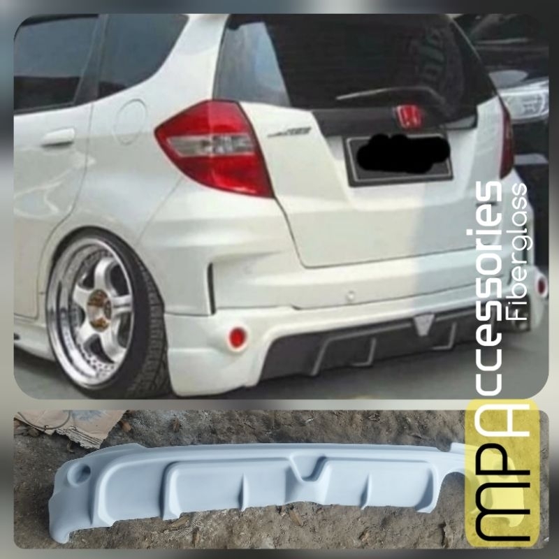 Add-on Bumper Mugen Belakang Honda Jazz GE8 tahun 2012-14