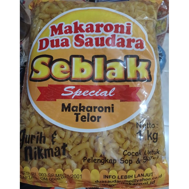 

Makaroni seblak,scotel 1kg