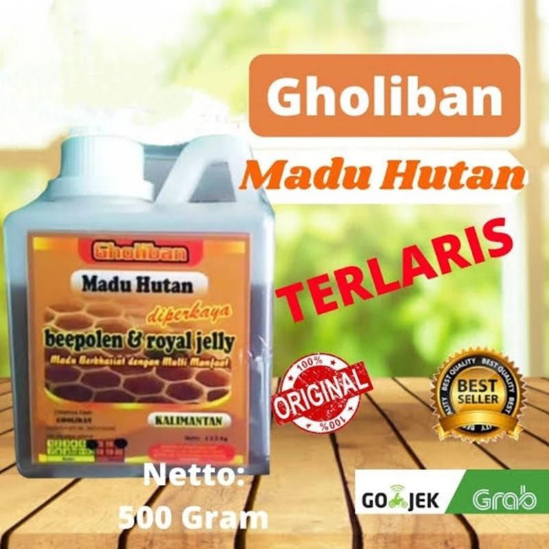 

MADU HUTAN GHOLIBAN 500 GR - Madu Hutan Kalimantan Gholiban 500gr Madu Gholiban Kalimantan KLM 500gr