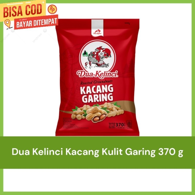 

Dua Kelinci Kacang Kulit Garing 370 g