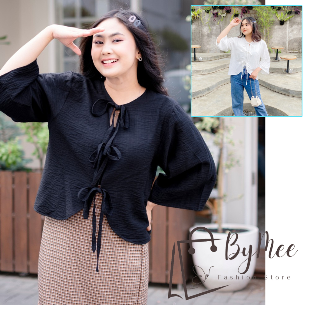byMee baju wanita murah baju keren dalmi outer tali Baju luaran wanita Outer korean style all size