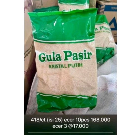 

GULA PASIR KRISTAL PUTIH | Berat 1kg