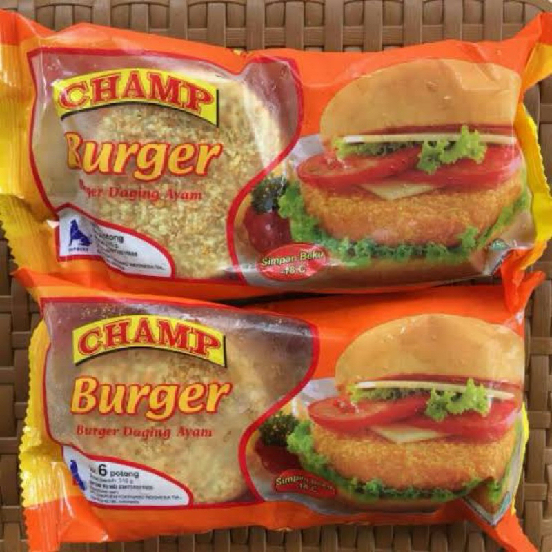 

Champ Burger 315 gr isi 6 pc