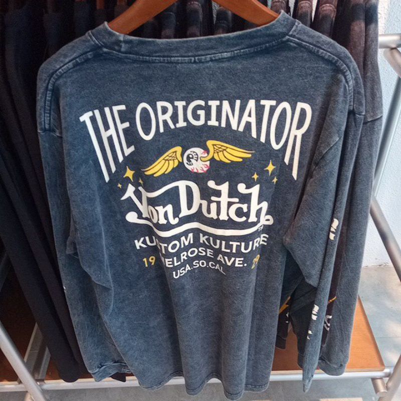 KAOS VON DUTCH  LONG SLEEVE NAVY