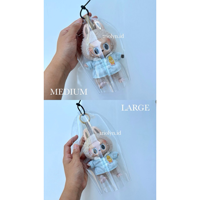 Pouch No Boneka Sarung Boneka Pvc Pouch Doll Labubu POUCH SARUNG ONLY No Boneka