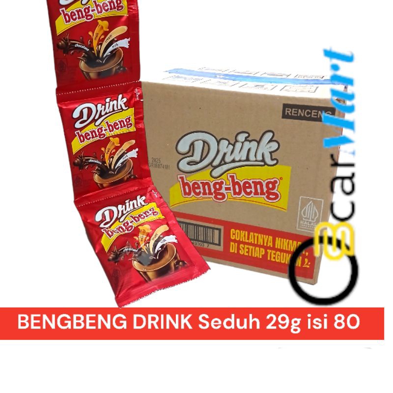 

BENGBENG DRINK 1 Dus isi 80 sachet 27g Bengbeng bubuk coklat