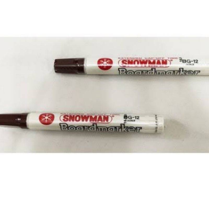 

1 pcs Spidol snowman warna hitam permanen/snowman board marker
