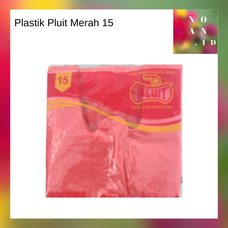 Kantong Plastik Kecil Pluit uk.15 - Kresek Warna Merah