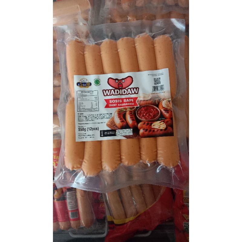 

Sosis sapi wadidaw isi 12pcs 550gram