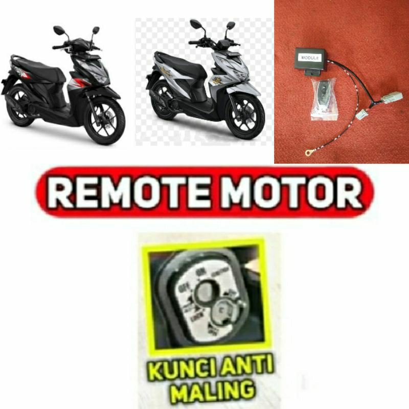 REMOT KUNCI OTOMATIS ANTI MALING DAN BEGAL MOTOR BEAT PNP