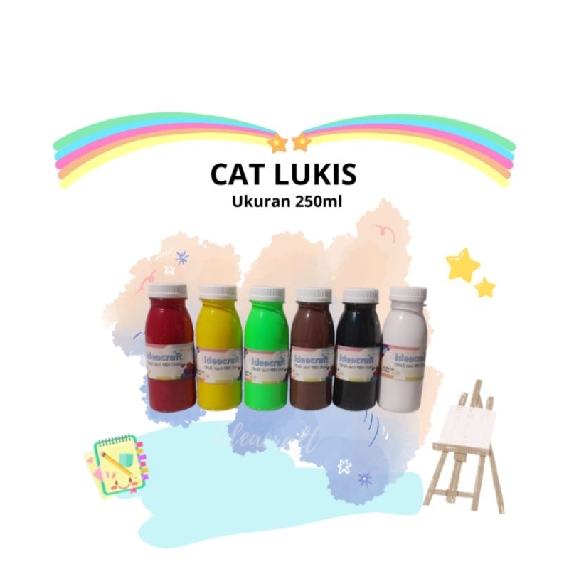 

CAT ACRYLIC 250ML / CAT LUKIS STYROFOAM / CAT LUKIS SPUNBOND