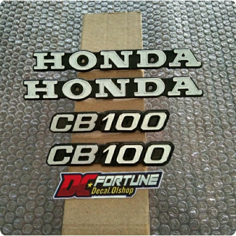 emblem honda cb 100 k5 set emblem box aki