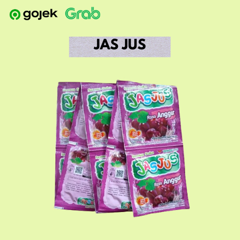 

Jasjus Rasa Anggur 6 Gram - 10 Pcs (1 Renceng)