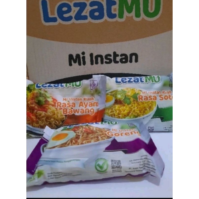 

Mie Instant LezatMu Mie Tepung Mocaf tanpa MSG