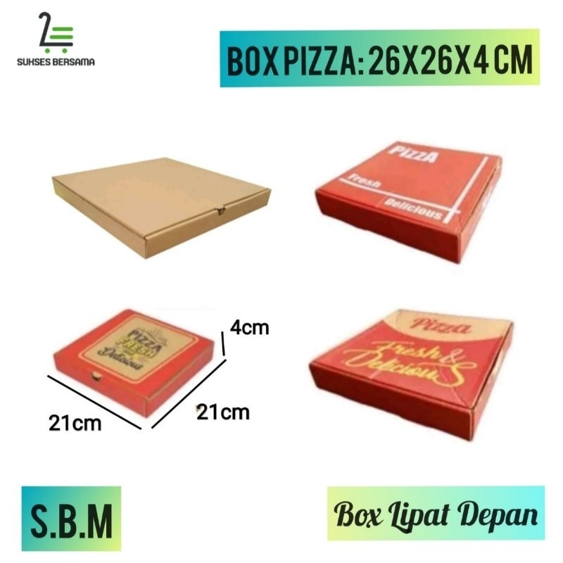 

Box Pizza 21x21x4 cm/Dus Pizza/Kardus Pizza/hampers