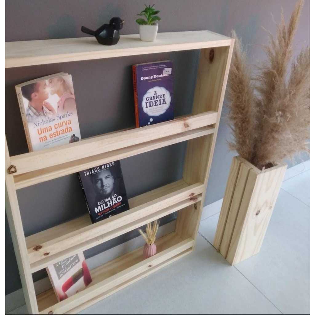 Rak Buku / Rak Buku Kayu / Rak Buku Dinding