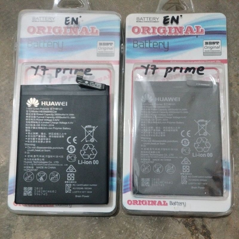 BATRE BATERAI HUAWEI Y7 PREME/Y7 FREME/MATE 9/MATE 9 PRO/Y9/HONOR 8C(HB396689ECW)
