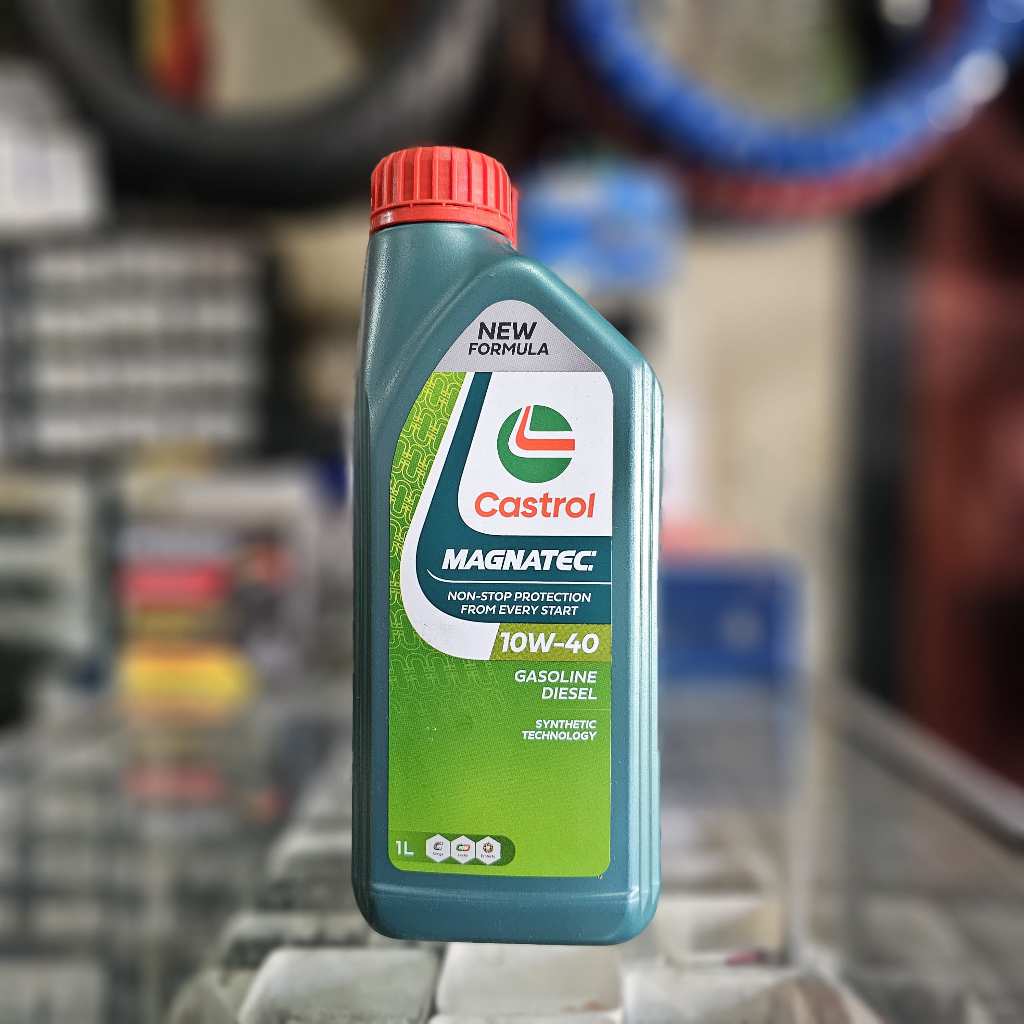 Oli Mesin Mobil & Motor Castrol Magnatec 4T SAE 10W-40 1000ml / 1 Liter