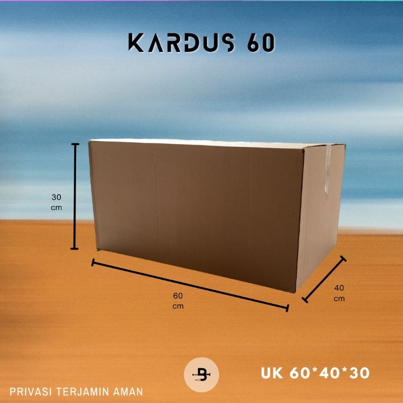 

KARDUS 60 x 40 x 30 cm | BOX | KARTON PACKING PACKAGING BARU 3 MM