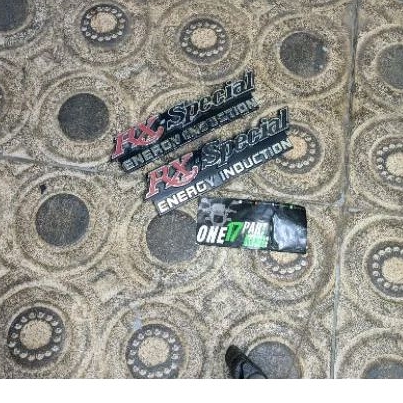 EMBLEM RX SPESIAL KIRI KANAN. COVER BOX KIRI KANAN RX SPESIAL