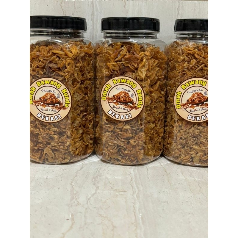 

Bawang Goreng Asli Brebes Original Asli Tanpa Campuran 700 ML