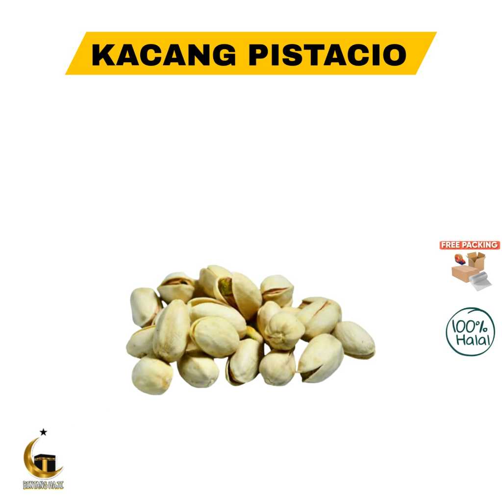 

Kacang Pistachio Kacang Pustuk oleh oleh haji&umroh