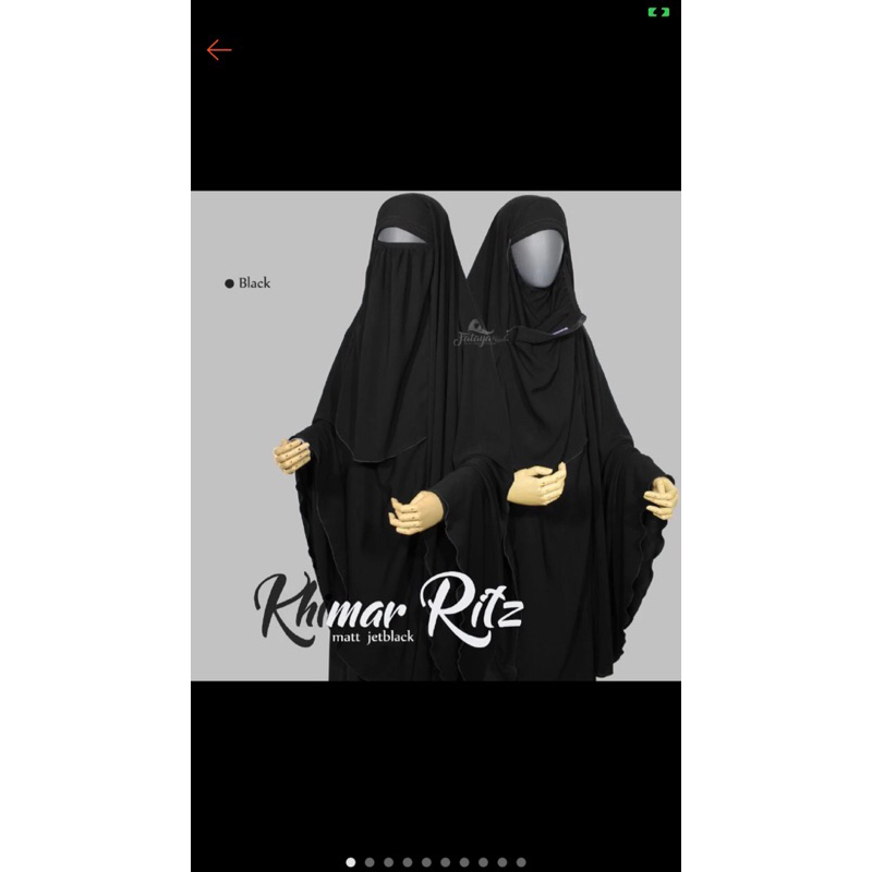 ❌SOLD WA preloved hijab safar rits non purdah by fataya