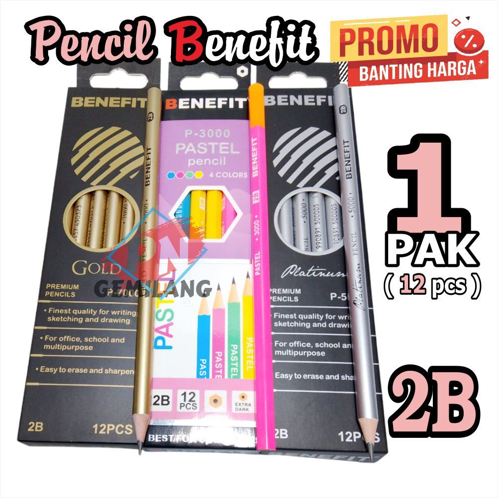 

PENCIL 2B PENSIL 2B MERK BENEFIT PENCIL LUCU DAN KEREN HARGA MURAH HARGA UNTUK 12 PCS