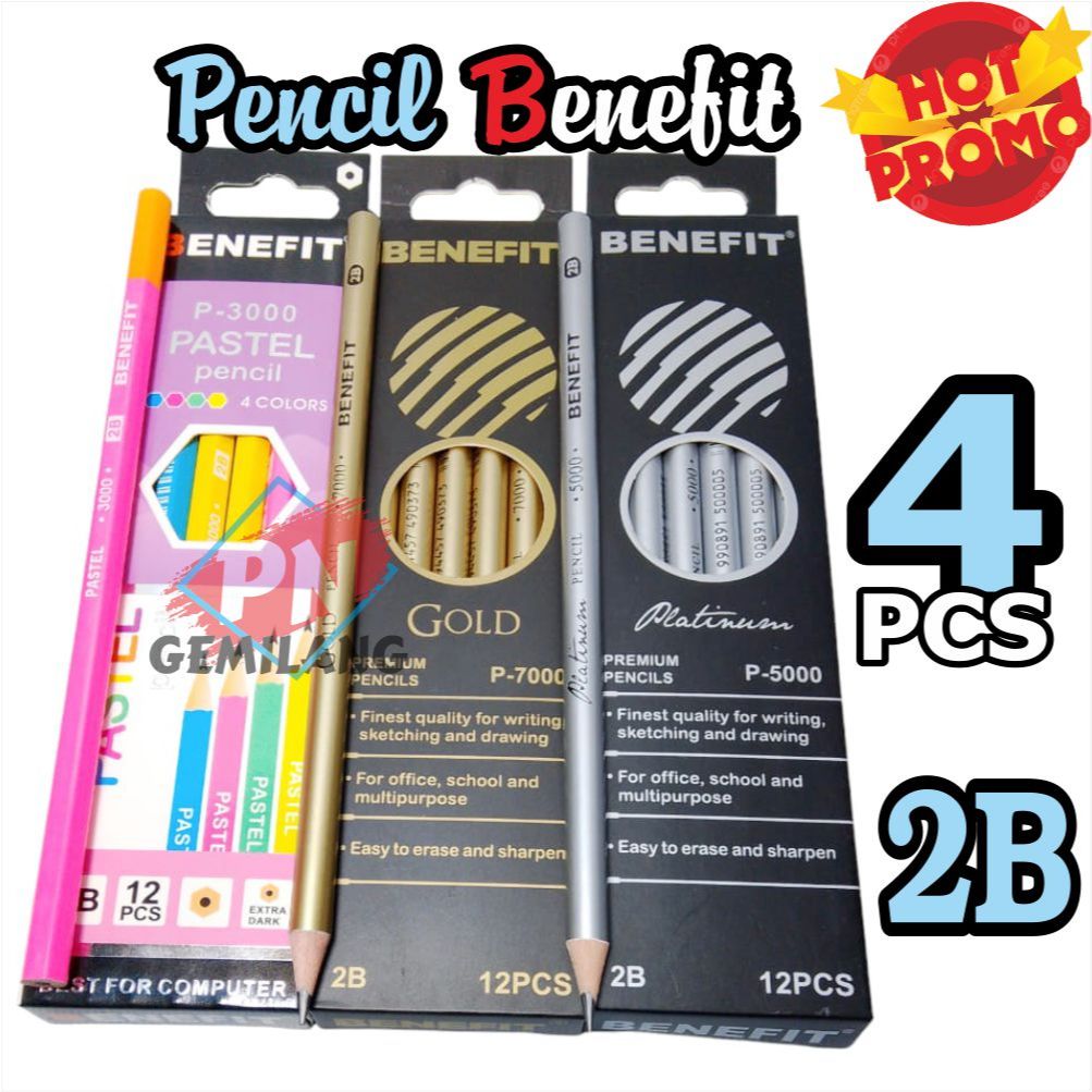 

HARGA SPESIAL PENSIL 2B PENSIL BENEFIT 2B PENCIL LUCU DAN KEREN HARGA MURAH HARGA 4 PCS