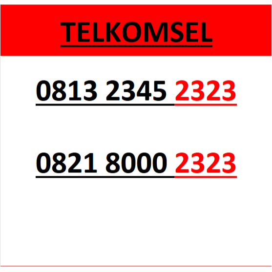 nomor cantik telkomsel simpati seri abab 2323 murah lengkap wn84 6000